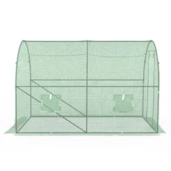 Serre Tunnel De Jardin 6M² Avec Bâche Renforcée 8 Serre Tunnel De Jardin 6M² Avec Bâche Renforcée -Intexoo Shop serre tunnel de jardin 6m avec bache renforcee 2