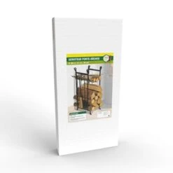 Serviteur De Cheminée - Porte Bûches -Intexoo Shop serviteur cheminee porte buches interieur 2