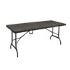 Table De Jardin Pliante 8 Personnes 180 Cm, Imitation Bois