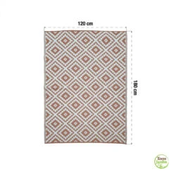 Tapis Extérieur Réversible Pour Balcon Et Terrasse Terracotta -Intexoo Shop tapis exterieur reversible pour balcon et terrasse terracotta 7