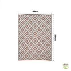 Tapis Extérieur Réversible Pour Balcon Et Terrasse Terracotta -Intexoo Shop tapis exterieur reversible pour balcon et terrasse terracotta 9