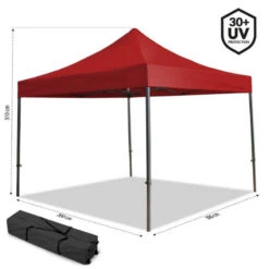 Tonnelle Pliante 3 X 3 Professionnelle, Tente/chapiteau Pour Marchés, Foires... 23 Tonnelle Pliante 3 X 3 Professionnelle, Tente/chapiteau Pour Marchés, Foires... -Intexoo Shop tonnelle pliante 3 x 3 m 8