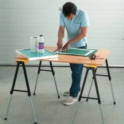 Tréteaux Réglables Télescopiques - Vendu Par 2 -Intexoo Shop treteau reglable telescopique 5