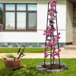 Tuteur Rosier Grimpant Obélisque "romana" 9 Tuteur Rosier Grimpant Obélisque "romana" -Intexoo Shop tuteur rosier grimpant 4