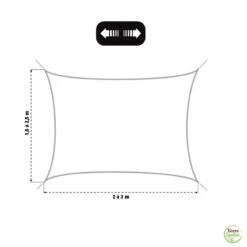 Voile D'ombrage Rectangulaire Extensible 14 Voile D'ombrage Rectangulaire Extensible -Intexoo Shop voile d ombrage rectangulaire 5