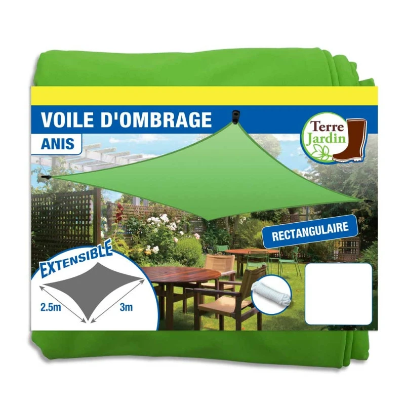Voile D'ombrage Rectangulaire Extensible 7 Voile D'ombrage Rectangulaire Extensible - Image 7