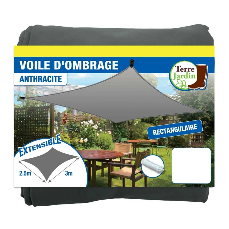 Voile D'ombrage Rectangulaire Extensible 9 Voile D'ombrage Rectangulaire Extensible - Image 9