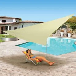 Voile D'ombrage Triangulaire 29 Voile D'ombrage Triangulaire -Intexoo Shop voile d ombrage triangulaire 9